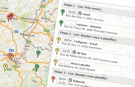 Fonctionnalités de Maps
